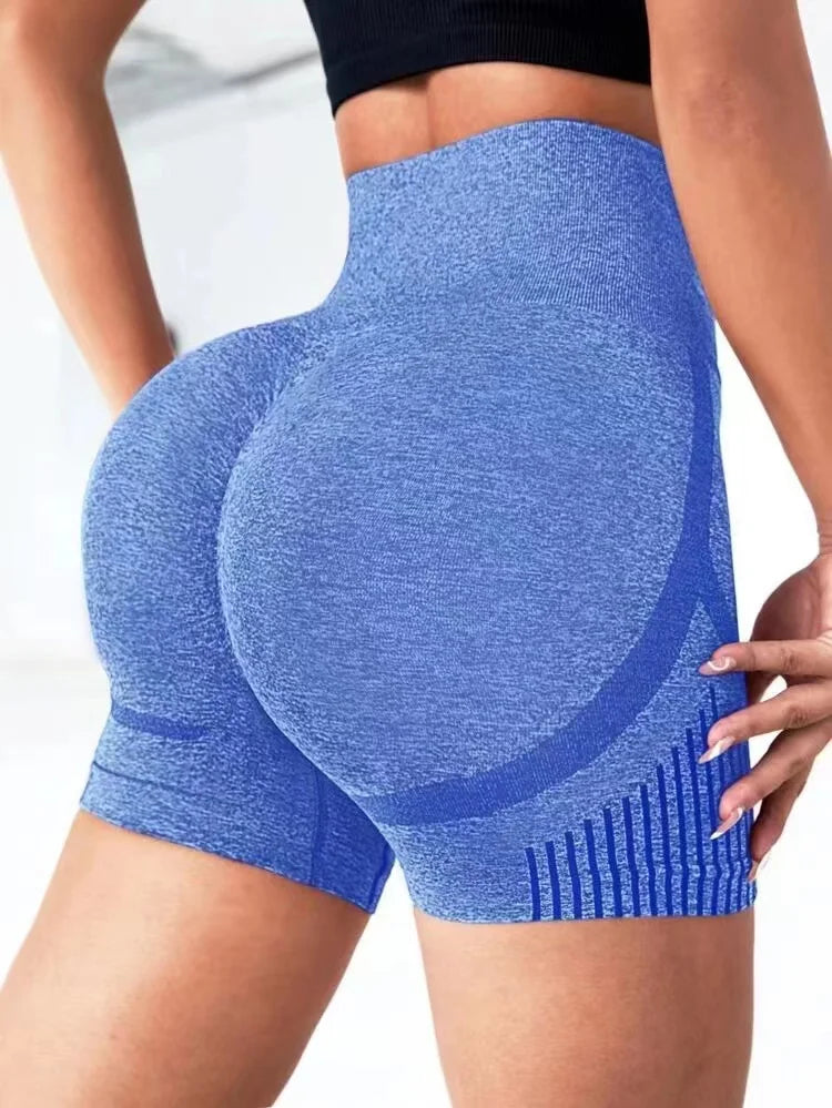 Shorts feminino de yoga, shorts cintura alta feminino