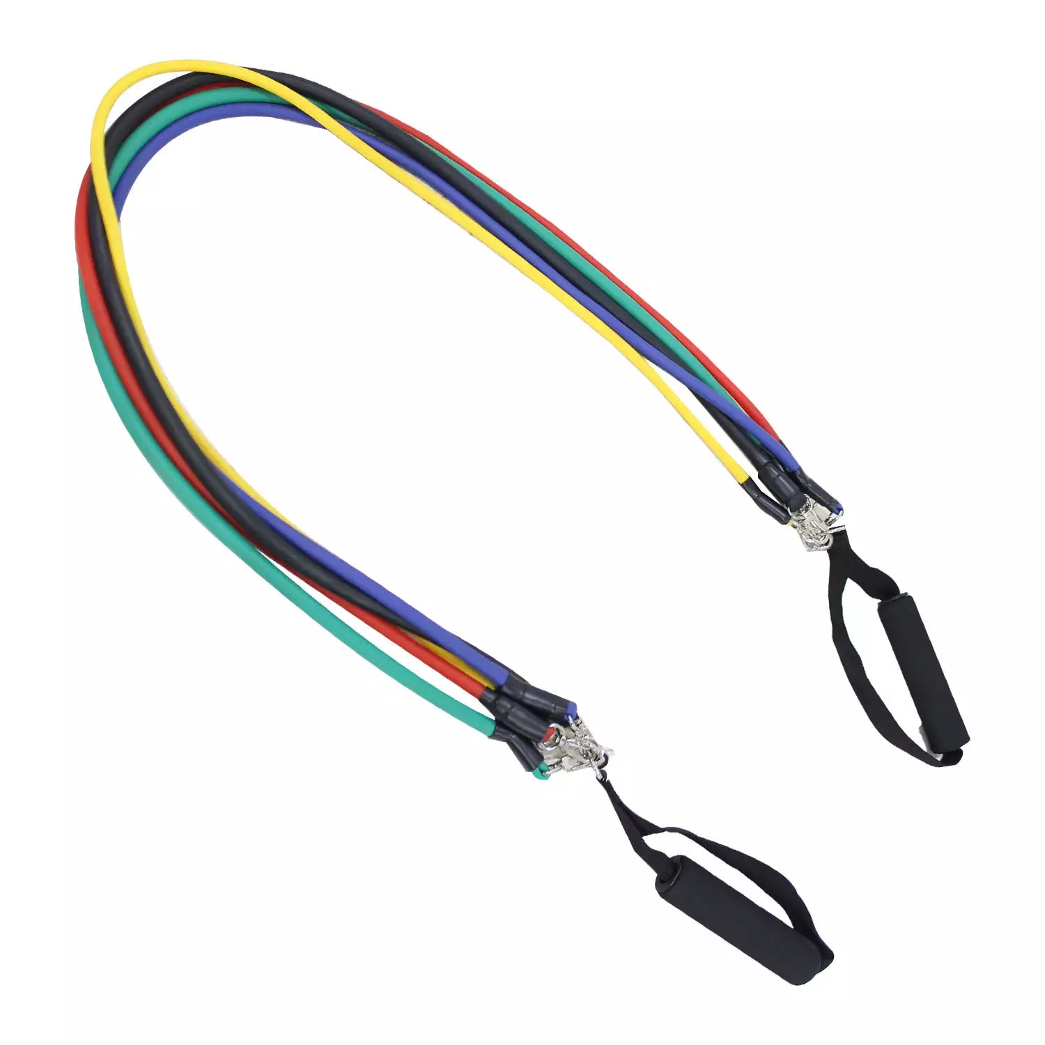 Kit elásticos de resistência, faixas de exercício fitness