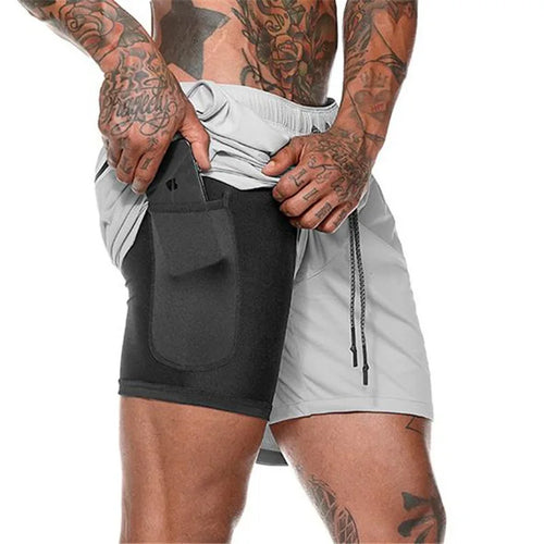 Shorts esportivos masculinos, shorts para corrida masculina